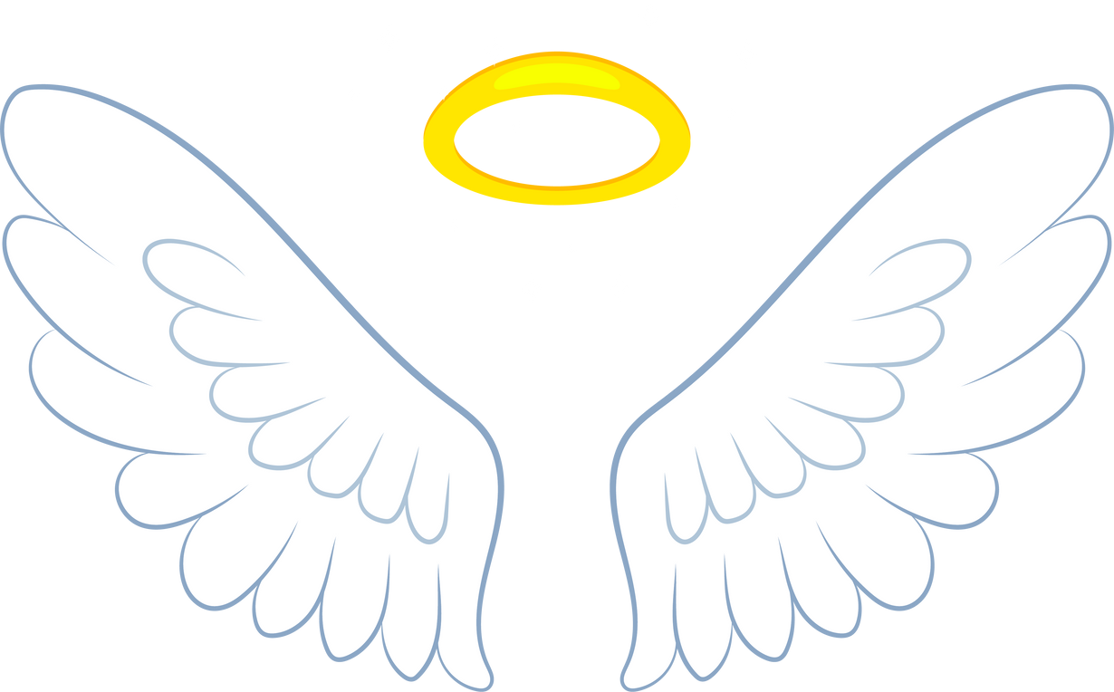 Angel Halo and Wings Clipart